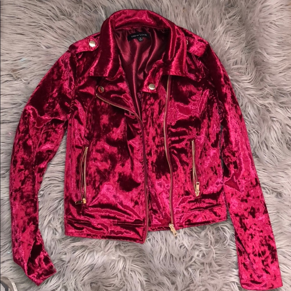 Velvet Moto Jacket